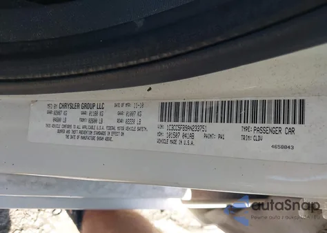 2010 Chrysler Sebring Limited z USA, uszkodzony, nr VIN 1C3CC5FB9AN233751